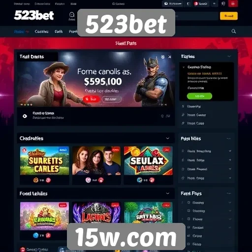 Avaliação da interface do usuário no site 523bet